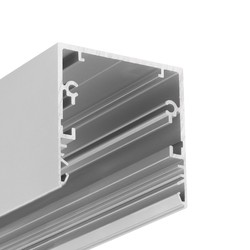LED strip 1m aluprofil PHIL53 C10 - Anodiseret, påbygning, LED skinne