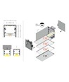1m aluprofil PHIL53 C10 - Ubehandlet aluminium, påbygning, LED skinne