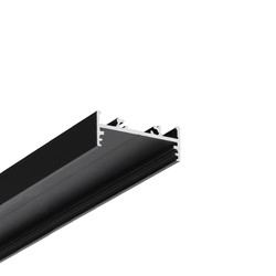 LED strip 1m aluprofil VARIO30-01 ACDE-9/TY - Sort anodiseret, påbygning, LED skinne