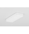2m aluprofil VARIO30-01 ACDE-9/TY - Hvid lakeret, påbygning, LED skinne