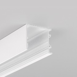 LED strip 1m aluprofil VARIO30-03 ACDE-9/TY - Hvid lakeret, påbygning, LED skinne