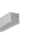 2m aluprofil VARIO30-03 ACDE-9/TY - Ubehandlet aluminium, påbygning, LED skinne