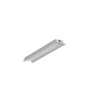 1m aluprofil BEGTIN12 J/S - Anodiseret, indbygget, LED skinne