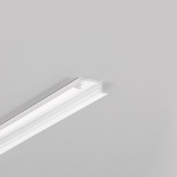 LED strip 1m aluprofil BEGTIN12 J/S - Hvid lakeret, indbygget, LED skinne