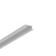 2m aluprofil BEGTIN12 J/S - Ubehandlet aluminium, indbygget, LED skinne