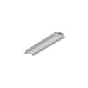 2m aluprofil BEGTIN12 J/S - Ubehandlet aluminium, indbygget, LED skinne