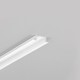 2m aluprofil BEGTIN12 J/S - Hvid lakeret, indbygget, LED skinne