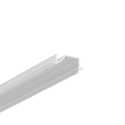 LED strip 2m aluprofil DIAGONAL10 C - Ubehandlet aluminium, indbygget, LED skinne