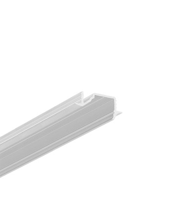 2m aluprofil DIAGONAL10 C - Ubehandlet aluminium, indbygget, LED skinne 2m aluprofil DIAGONAL10 C - Ubehandlet aluminium, indbygget, LED skinne