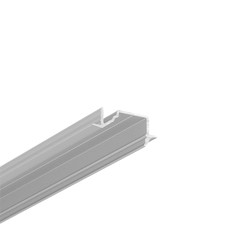 LED strip 2m aluprofil DIAGONAL10 C - Anodiseret, indbygget, LED skinne