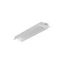 2m aluprofil DIAGONAL10 C - Ubehandlet aluminium, indbygget, LED skinne