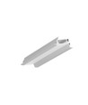 2m aluprofil DIAGONAL14 F/TY - Anodiseret, indbygget, LED skinne