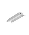 2m aluprofil DIAGONAL14 F/TY - Anodiseret, indbygget, LED skinne