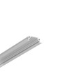1m aluprofil GROOVE10 BC/UX - Anodiseret, indbygget, LED skinne