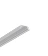 1m aluprofil GROOVE10 BC/UX - Ubehandlet aluminium, indbygget, LED skinne
