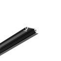 2m aluprofil GROOVE10 BC/UX - Sort anodiseret, indbygget, LED skinne