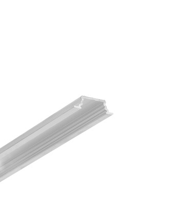 2m aluprofil GROOVE10.V2 A1C/U - Ubehandlet aluminium, indbygget, LED skinne