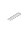 2m aluprofil GROOVE10.V2 A1C/U - Ubehandlet aluminium, indbygget, LED skinne