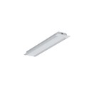 2m aluprofil GROOVE10.V2 A1C/U - Anodiseret, indbygget, LED skinne