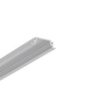 1m aluprofil GROOVE14 EE7F/TY - Ubehandlet aluminium, indbygget, LED skinne