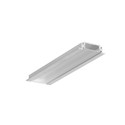 1m aluprofil GROOVE14 EE7F/TY - Ubehandlet aluminium, indbygget, LED skinne