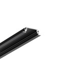 1m aluprofil GROOVE14 EE7F/TY - Sort anodiseret, indbygget, LED skinne