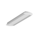 1m aluprofil GROOVE14 EE7F/TY - Anodiseret, indbygget, LED skinne