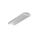1m aluprofil GROOVE14 EE7F/TY - Ubehandlet aluminium, indbygget, LED skinne