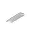 1m aluprofil GROOVE14 EE7F/TY - Ubehandlet aluminium, indbygget, LED skinne