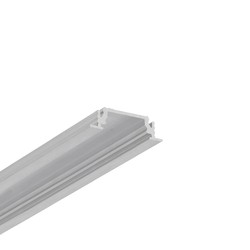 LED strip 2m aluprofil GROOVE14 EE7F/TY - Ubehandlet aluminium, indbygget, LED skinne