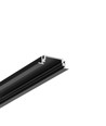 2m aluprofil GROOVE14 EE7F/TY - Sort anodiseret, indbygget, LED skinne