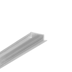 LED strip 2m aluprofil GROOVE14.V2 BC3/Y - Ubehandlet aluminium, indbygget, LED skinne