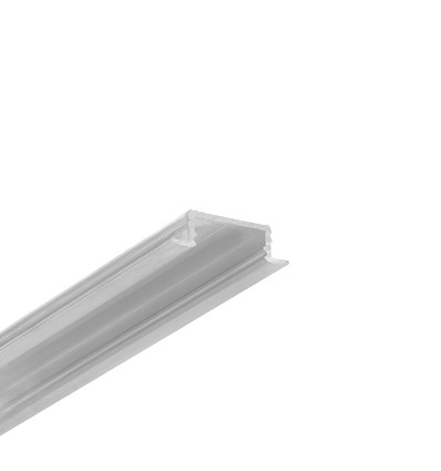 2m aluprofil GROOVE14.V2 BC3/Y - Ubehandlet aluminium, indbygget, LED skinne