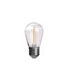 5 stk E27 1W LED pære - ST14, COB filament
