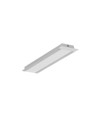 2m aluprofil GROOVE14.V2 BC3/Y - Ubehandlet aluminium, indbygget, LED skinne