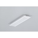 2m aluprofil GROOVE14.V2 BC3/Y - Hvid lakeret, indbygget, LED skinne