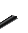 2m aluprofil GROOVE14.V2 BC3/Y - Sort anodiseret, indbygget, LED skinne