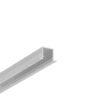 2m aluprofil SMART-IN10 AC2/Z - Ubehandlet aluminium, indbygget, LED skinne