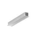 2m aluprofil SMART-IN10 AC2/Z - Ubehandlet aluminium, indbygget, LED skinne