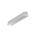 2m aluprofil SMART-IN10 AC2/Z - Ubehandlet aluminium, indbygget, LED skinne