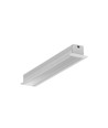2m aluprofil SMART-IN10 AC2/Z - Ubehandlet aluminium, indbygget, LED skinne