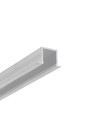1m aluprofil SMART-IN16 BC3/U4 - Ubehandlet aluminium, indbygget, LED skinne