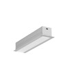 1m aluprofil SMART-IN16 BC3/U4 - Anodiseret, indbygget, LED skinne
