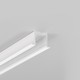 1m aluprofil SMART-IN16 BC3/U4 - Hvid lakeret, indbygget, LED skinne