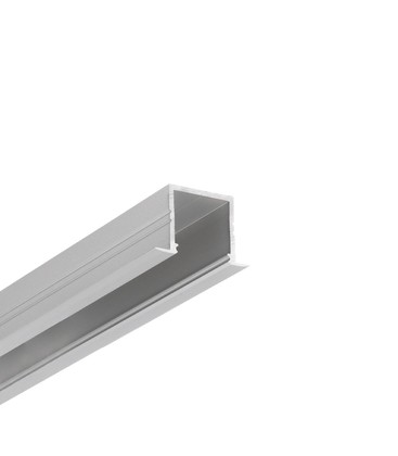 2m aluprofil SMART-IN16 BC3/U4 - Anodiseret, indbygget, LED skinne