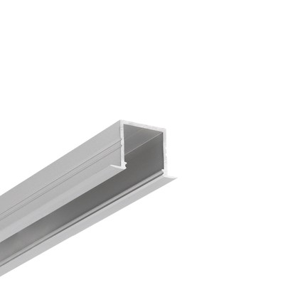 2m aluprofil SMART-IN16 BC3/U4 - Anodiseret, indbygget, LED skinne