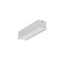2m aluprofil LINEA-IN20 EE7F/U7 - Ubehandlet aluminium, indbygget, LED skinne