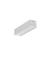 2m aluprofil LINEA-IN20 EE7F/U7 - Ubehandlet aluminium, indbygget, LED skinne