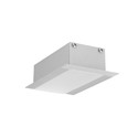1m aluprofil PHIL RECESSED C10 - Anodiseret, indbygget, LED skinne