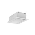 1m aluprofil PHIL RECESSED C10 - Ubehandlet aluminium, indbygget, LED skinne